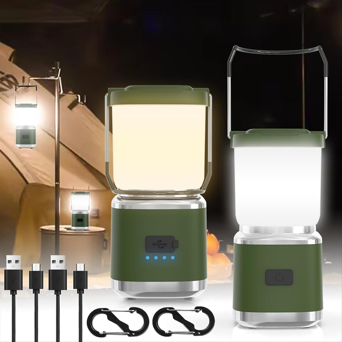 فانوس تخييم محمول AA19، قابل ل - مراجعة Power Outage Light وسعره