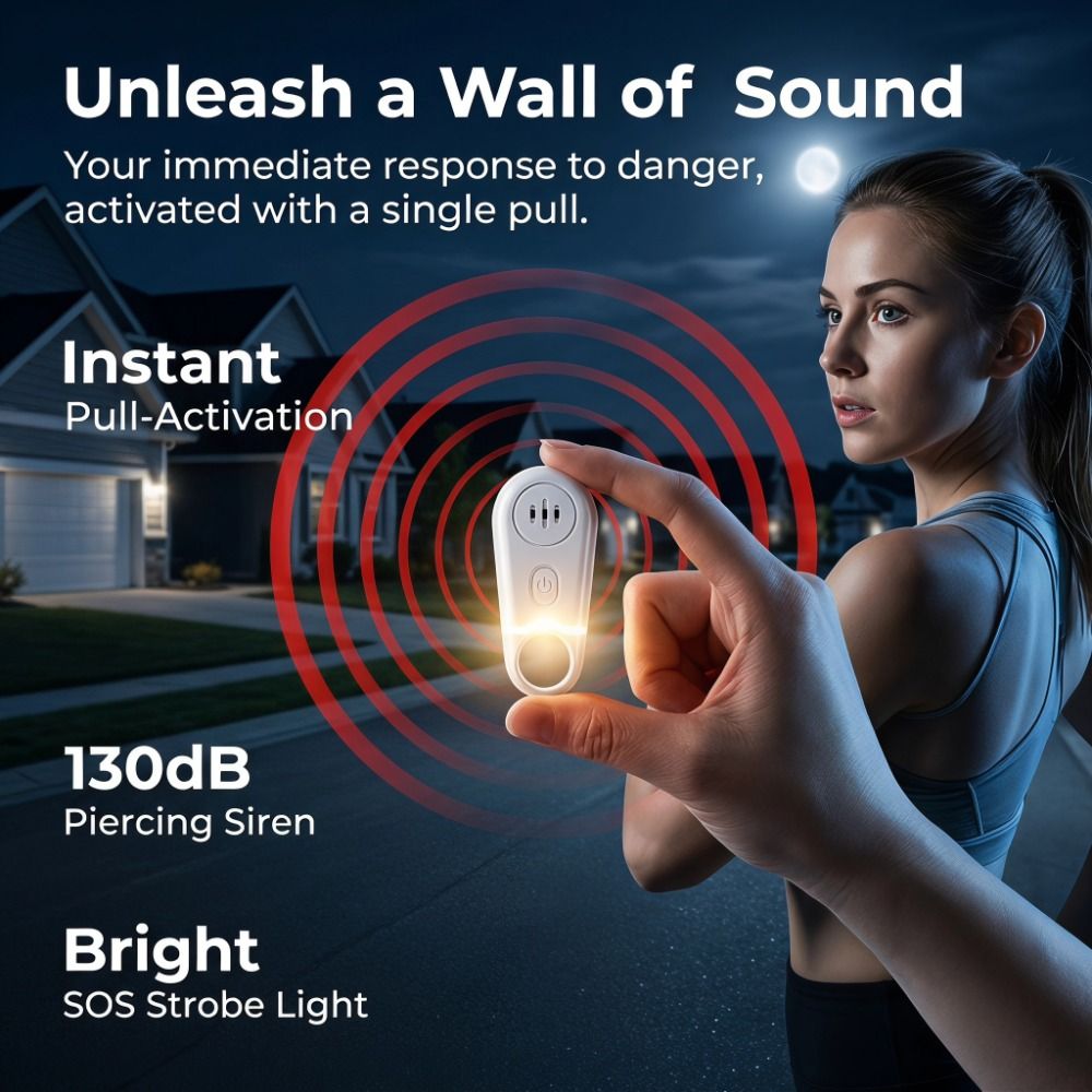 جهاز إنذار شخصي محمول، يتميز ب - مراجعة Personal Alarm Keychain وسعره